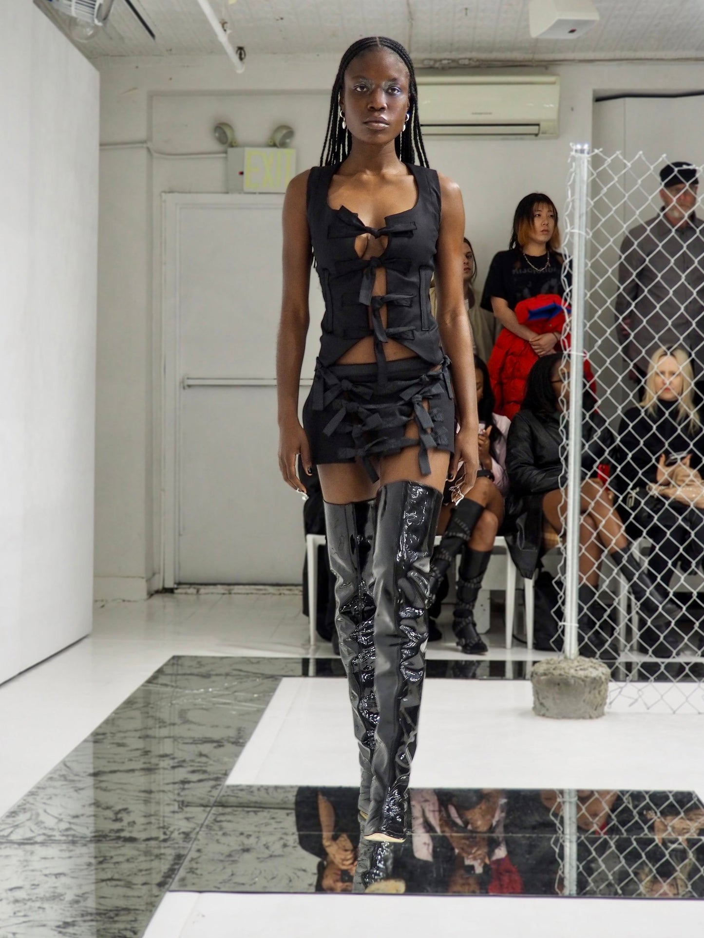 THE MINI TIE SKIRT