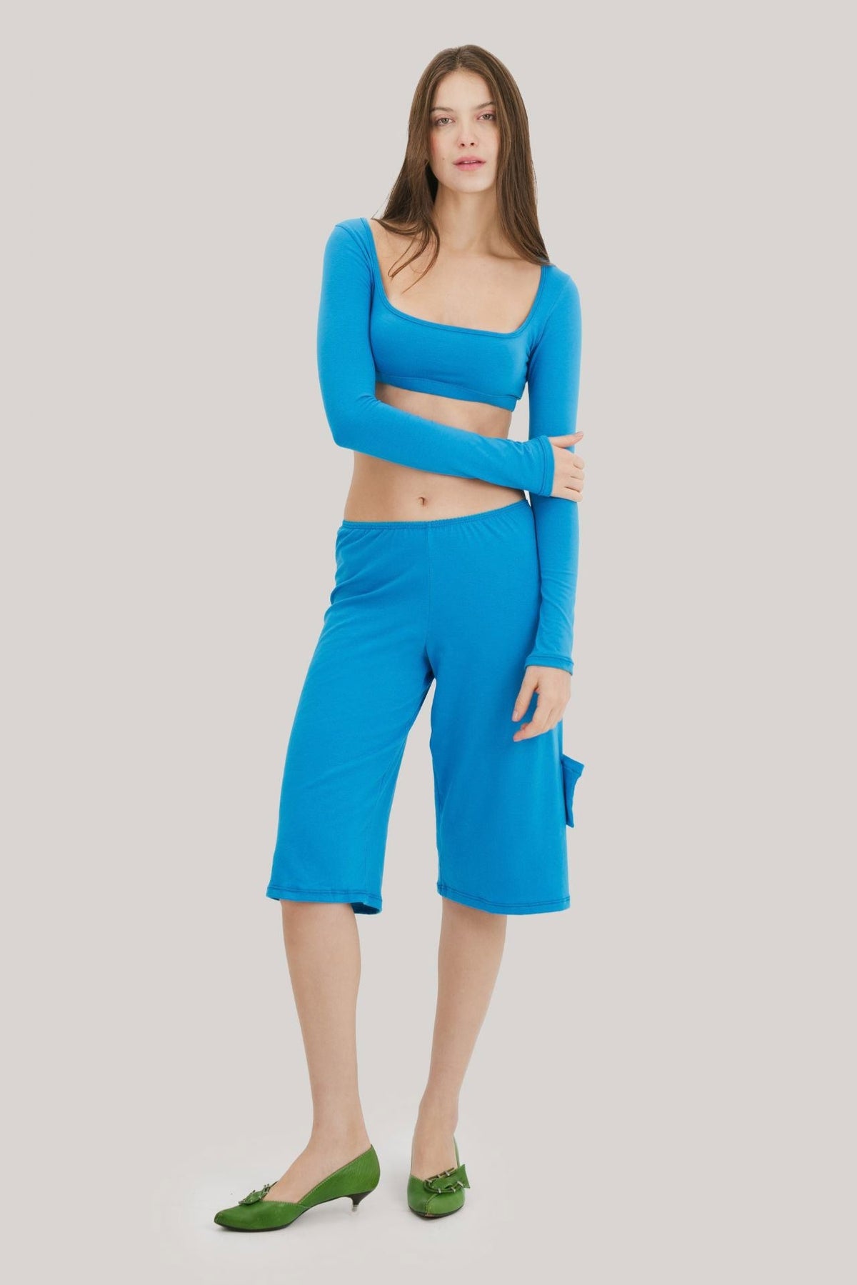 Simone Detachable Pocket Capri Pants