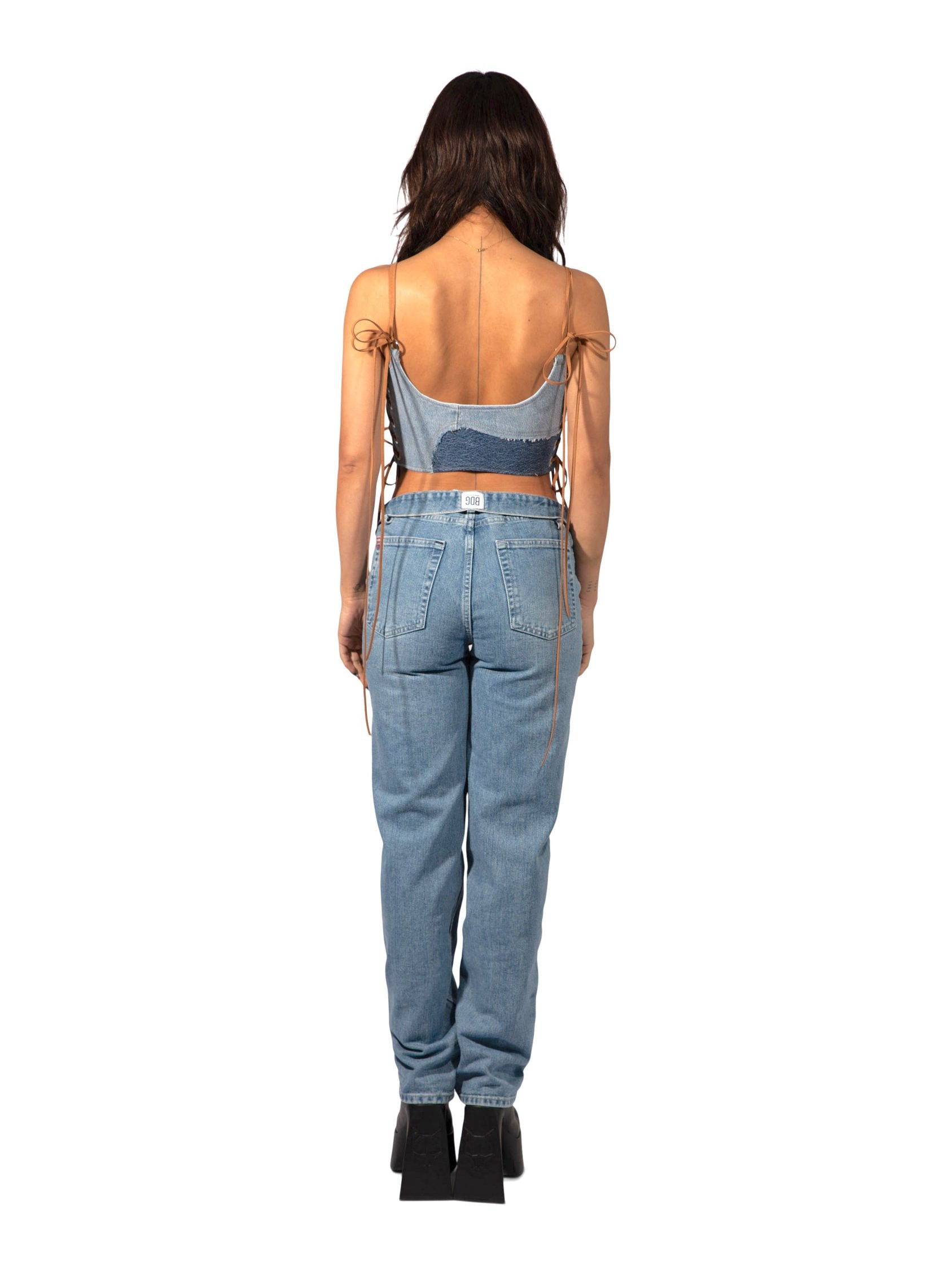 DENIM SAPPHIRE CORSET