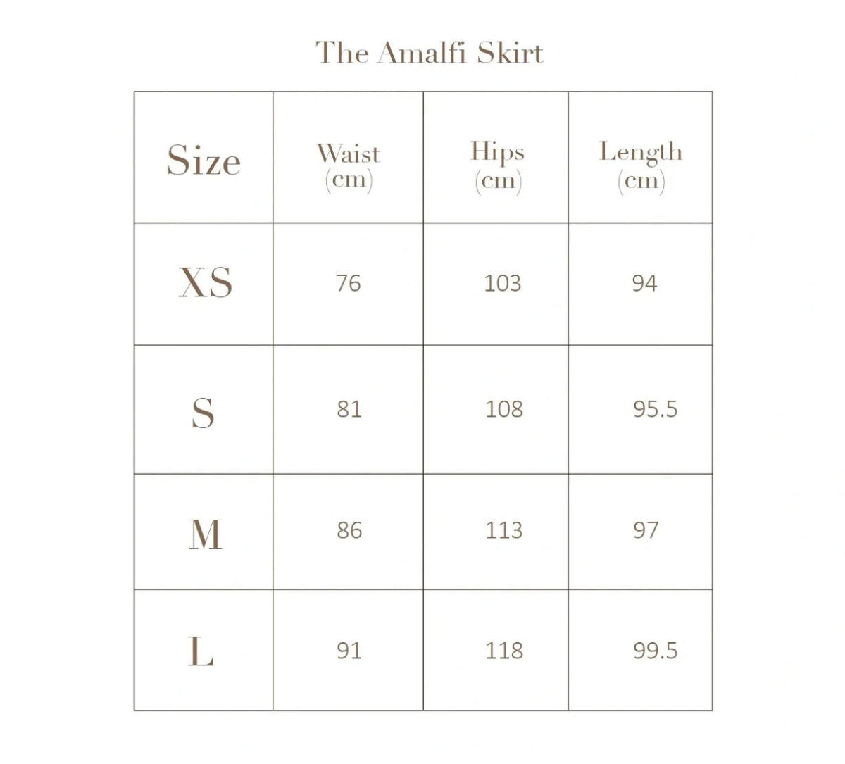 AMALFI SKIRT