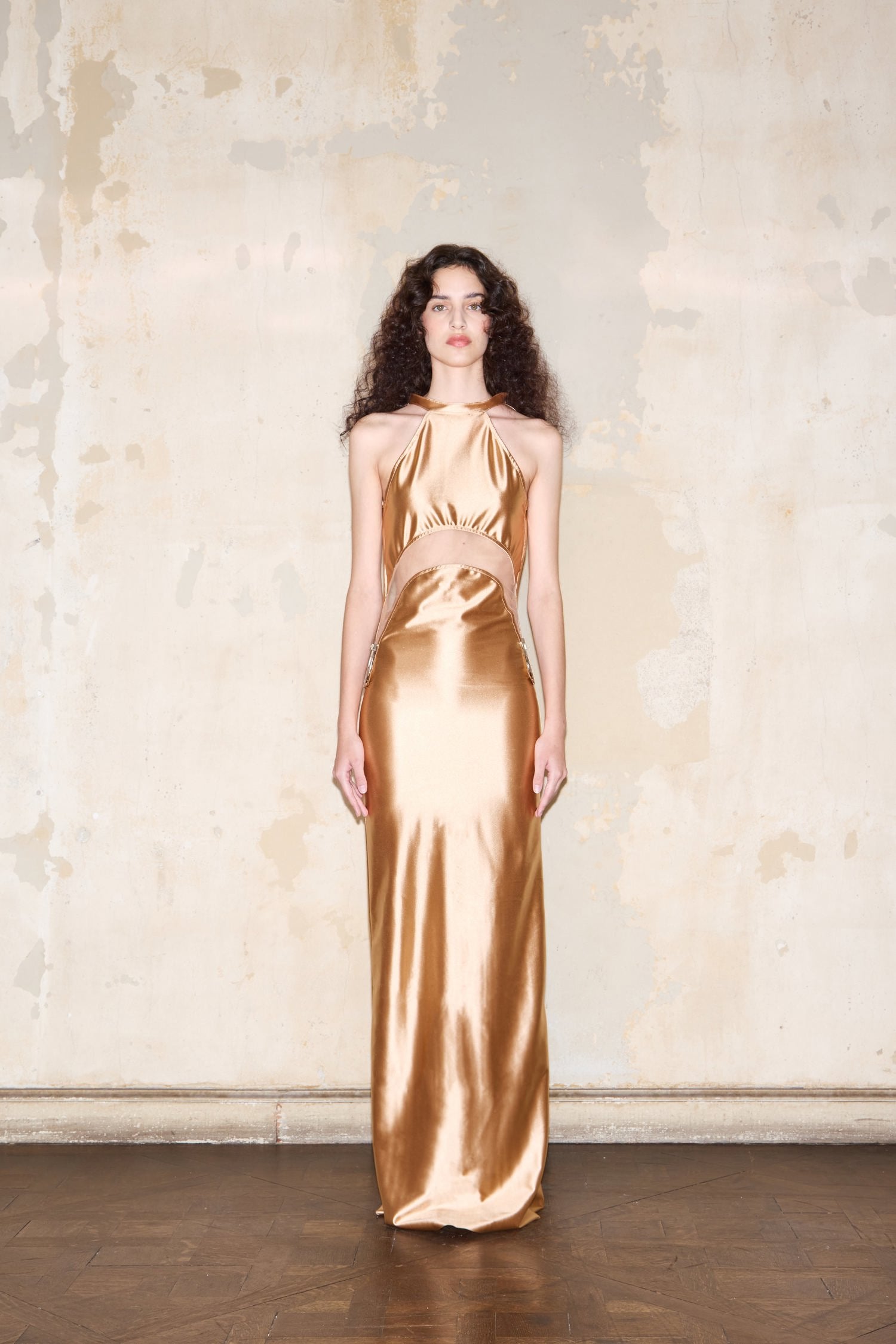 PEDRAZA DRESS GOLDEN