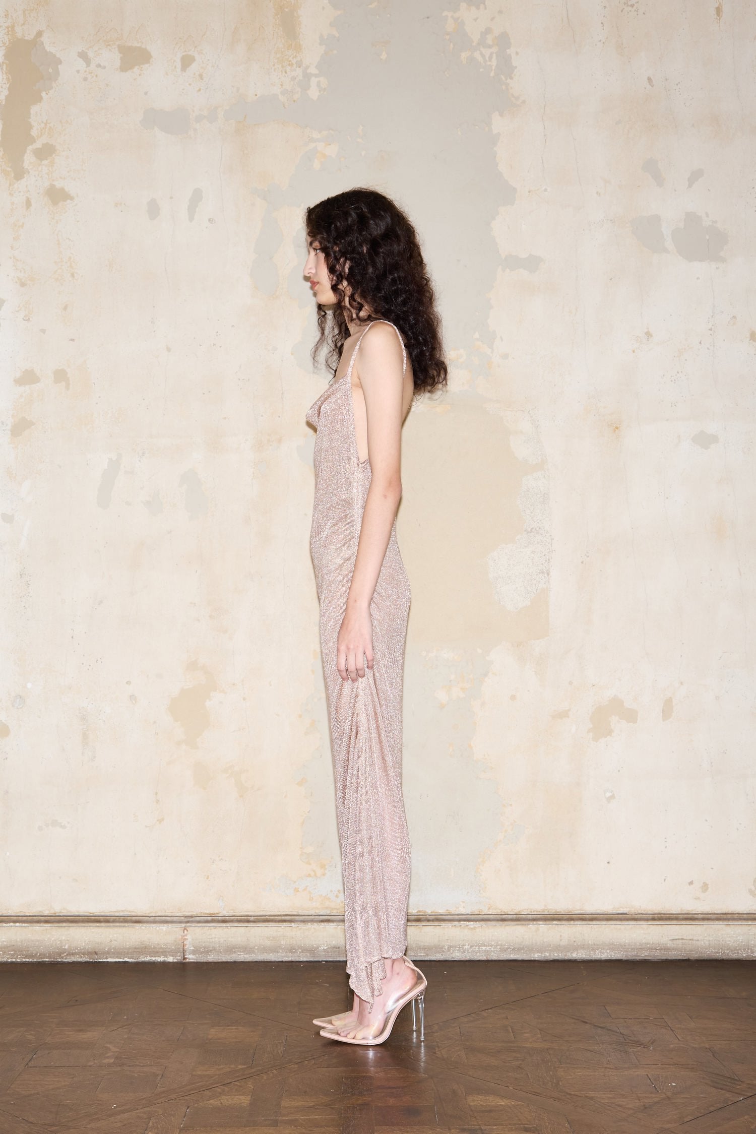 BABY DOLL DRESS GOLDEN