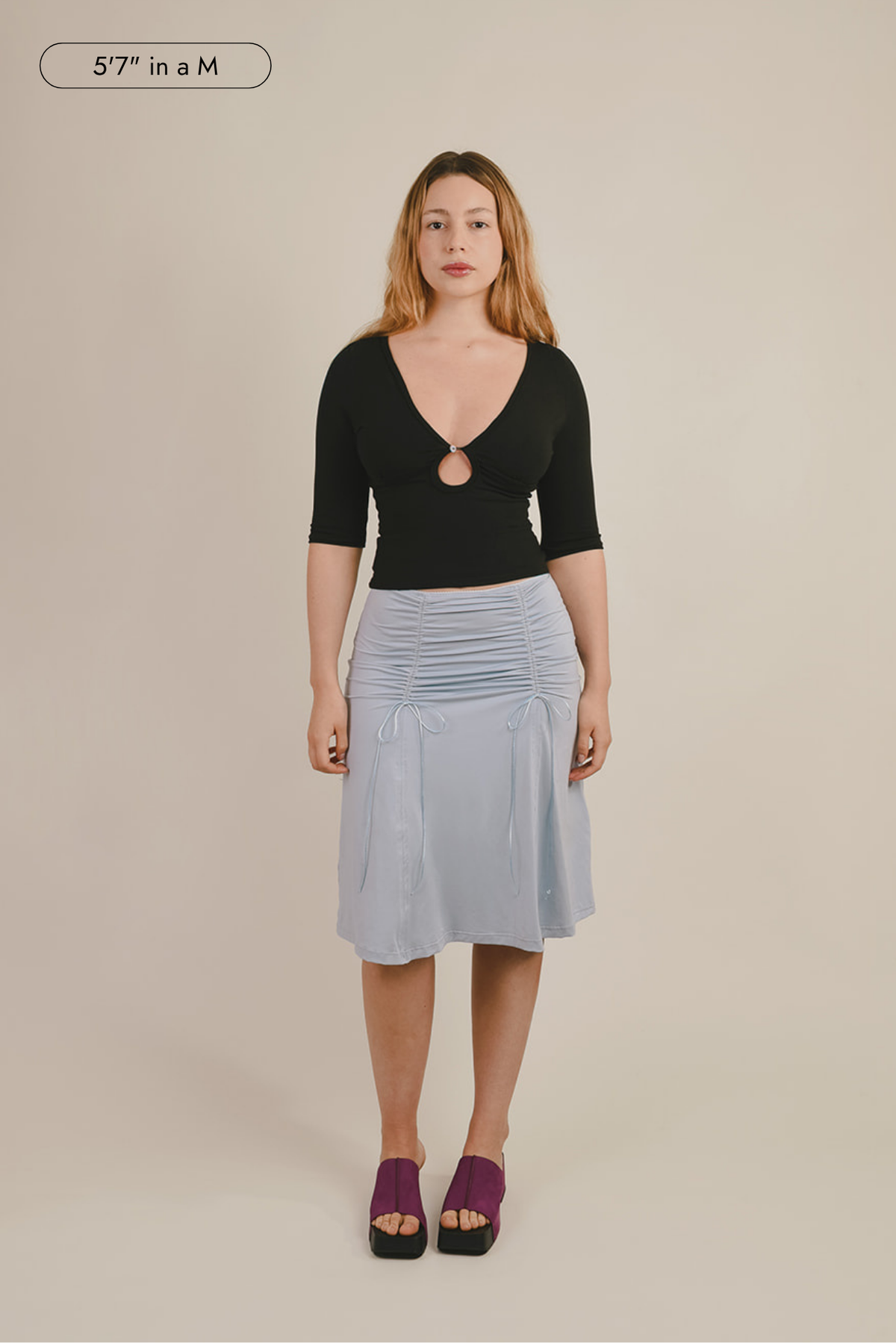 Alma Keyhole Top