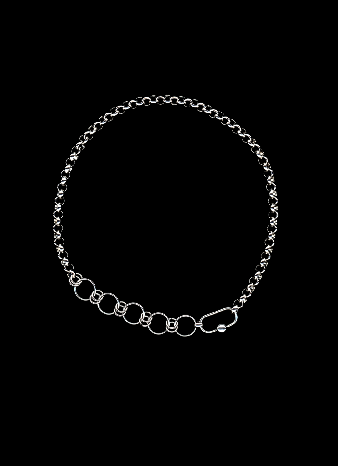 The Rowan - Chainmail Carabiner Chain