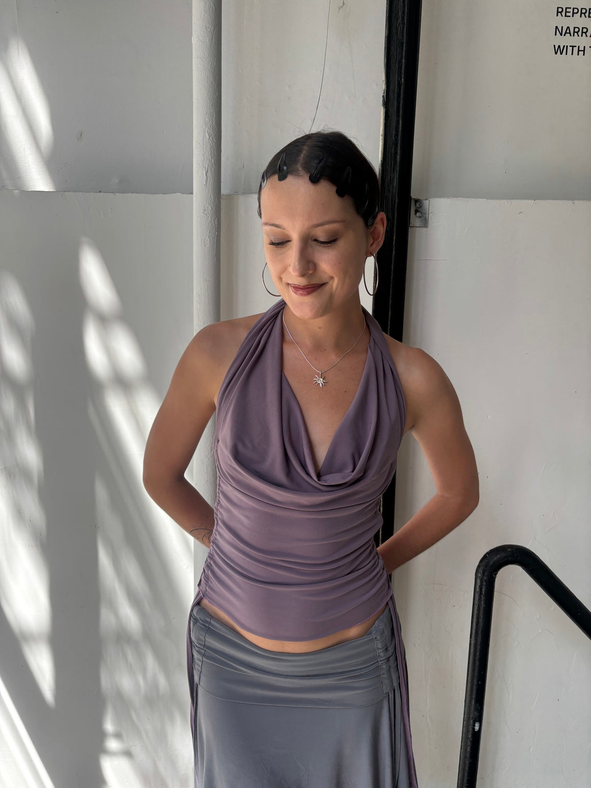 PURPLE MULTIWAY TOP