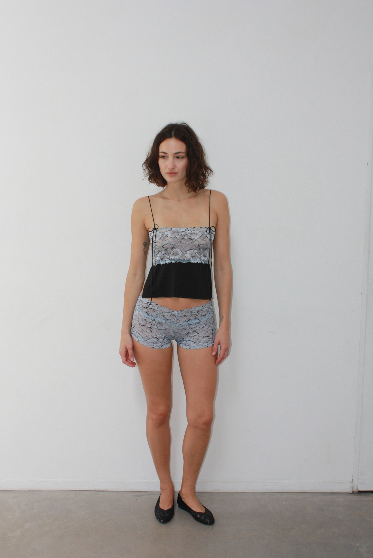 Charlotte short light blue