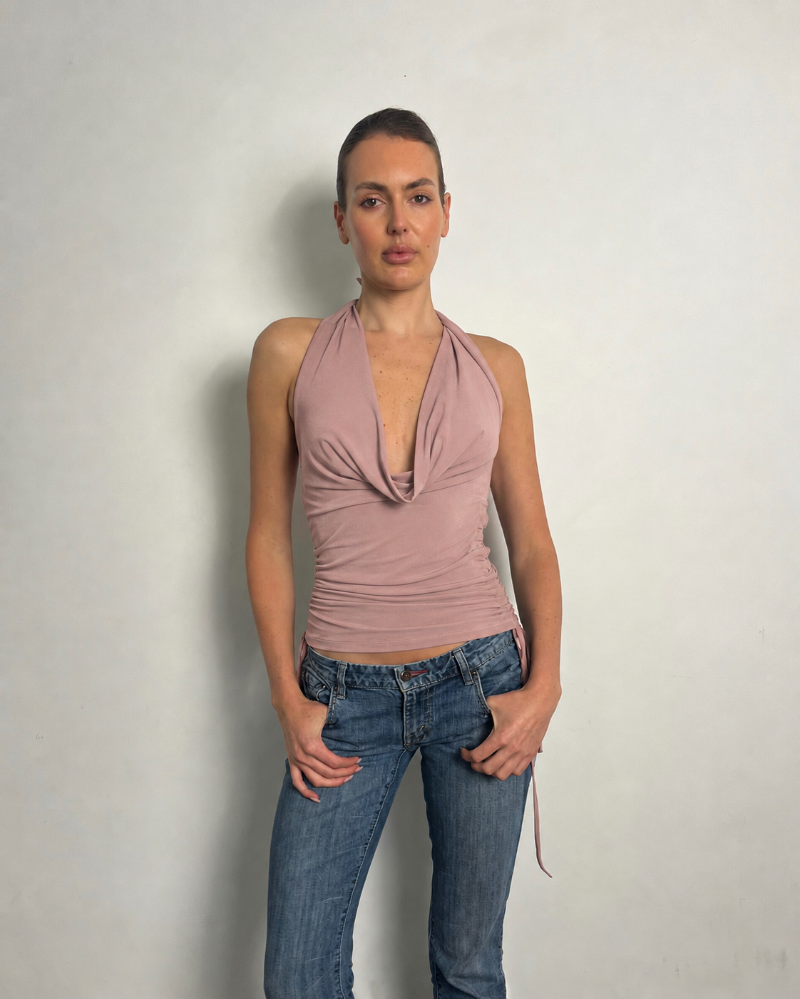 DUSTY ROSE MULTIWAY TOP