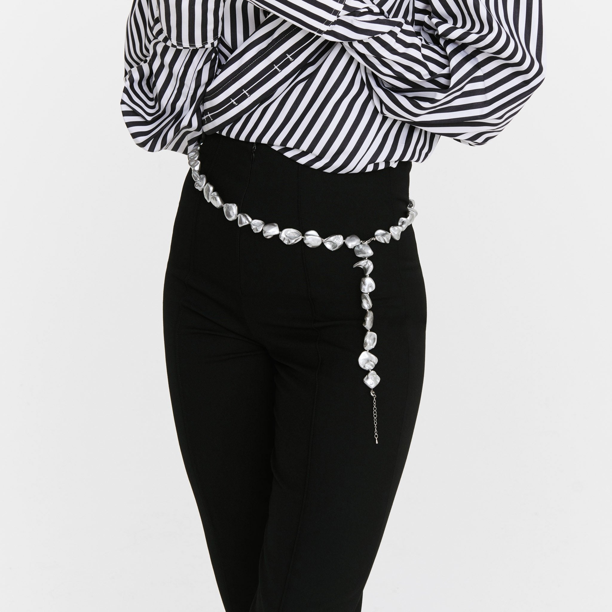 Silver Mother of Pearl Belt