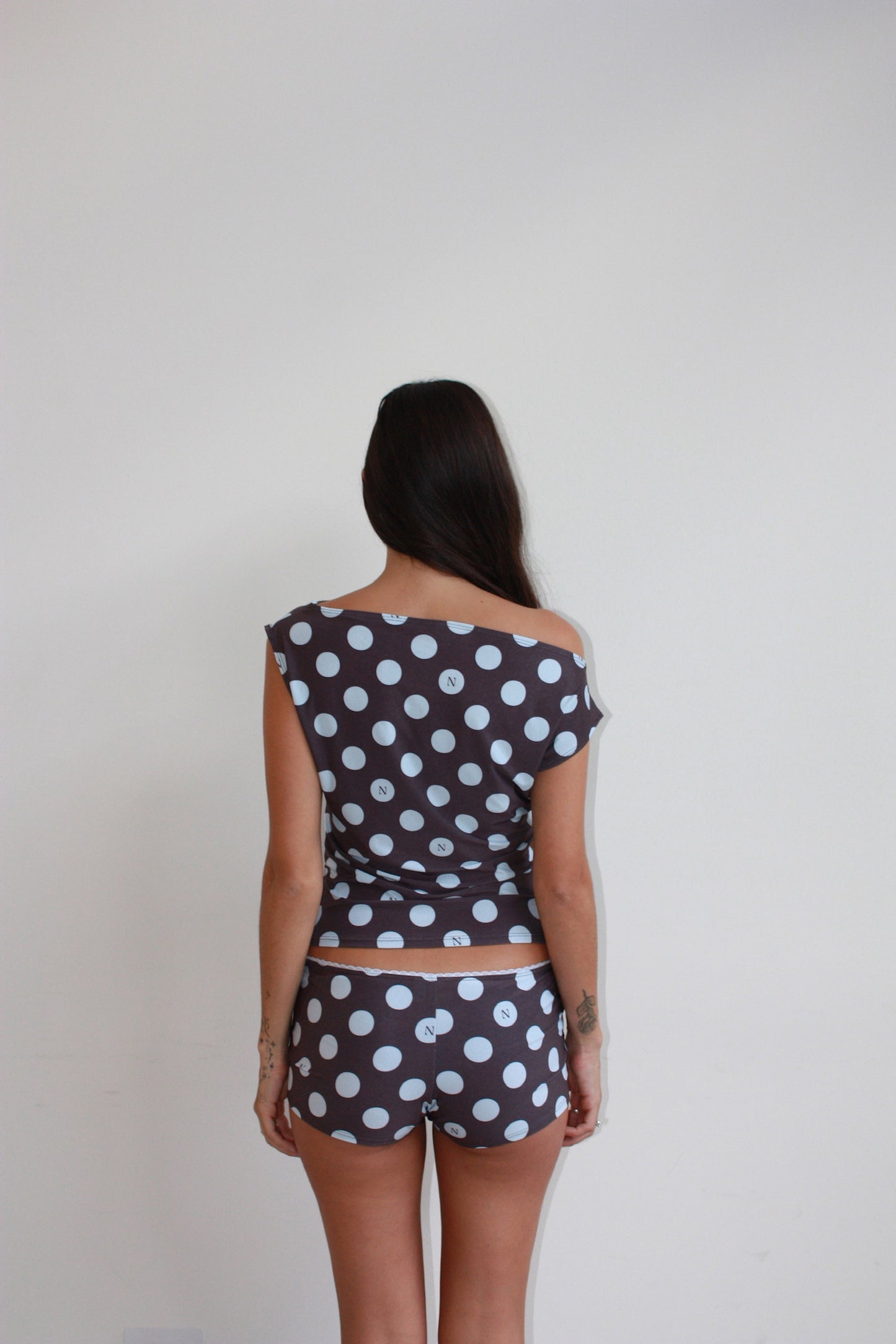 Polka dot short