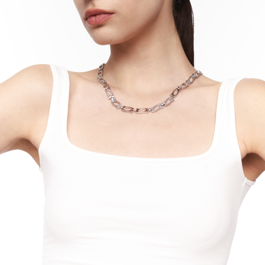 Pioneer|Blade Segment Necklace