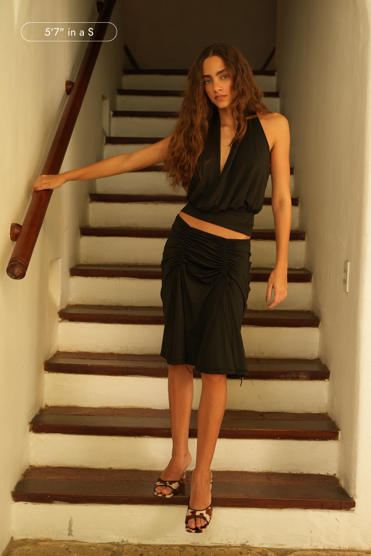 Luna Plunge Halter Top