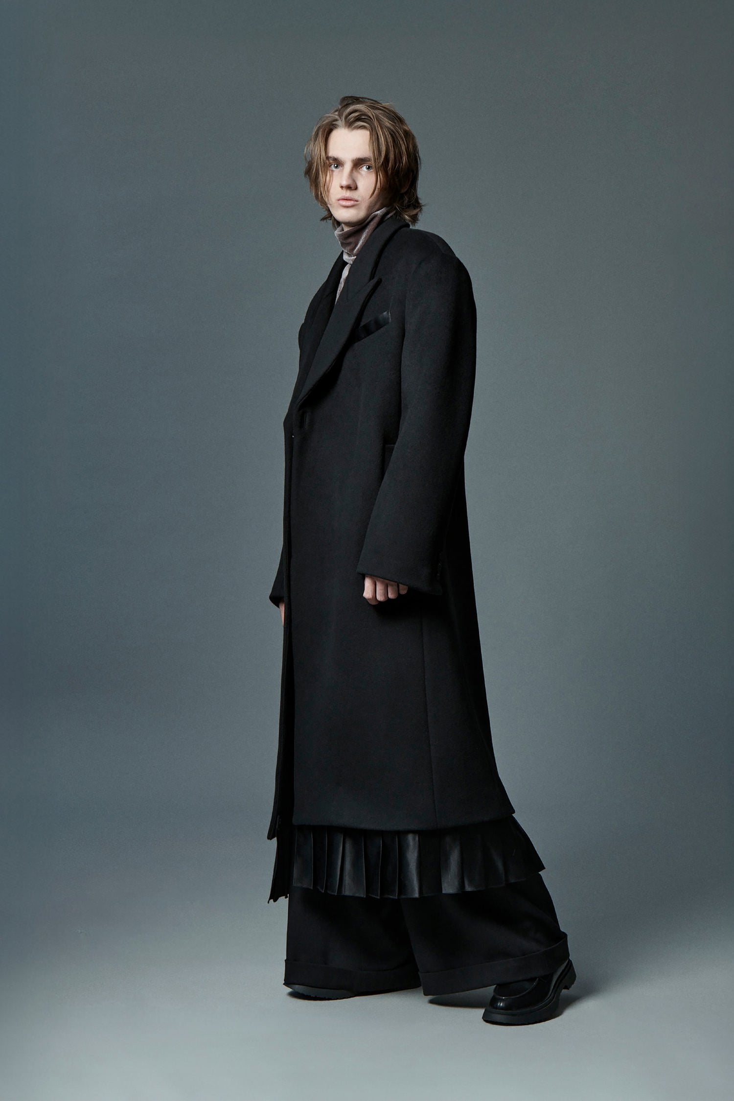 Dark-knight Oversized Coat