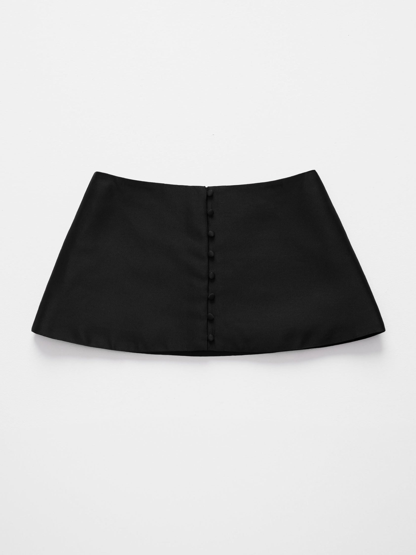 Lilly of the Valley Layering Skirt in Black