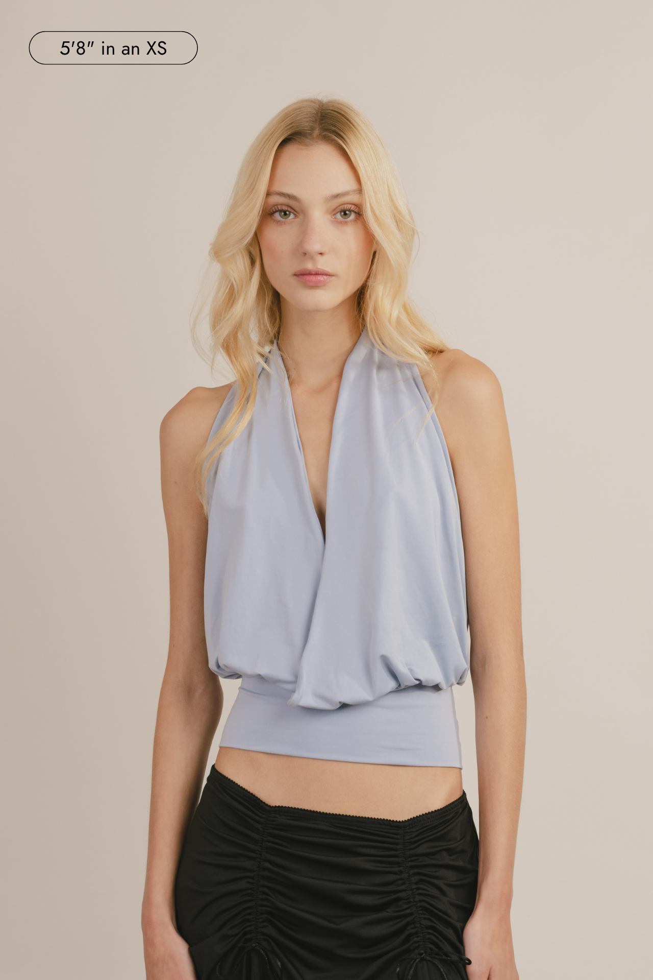 Luna Plunge Halter Top