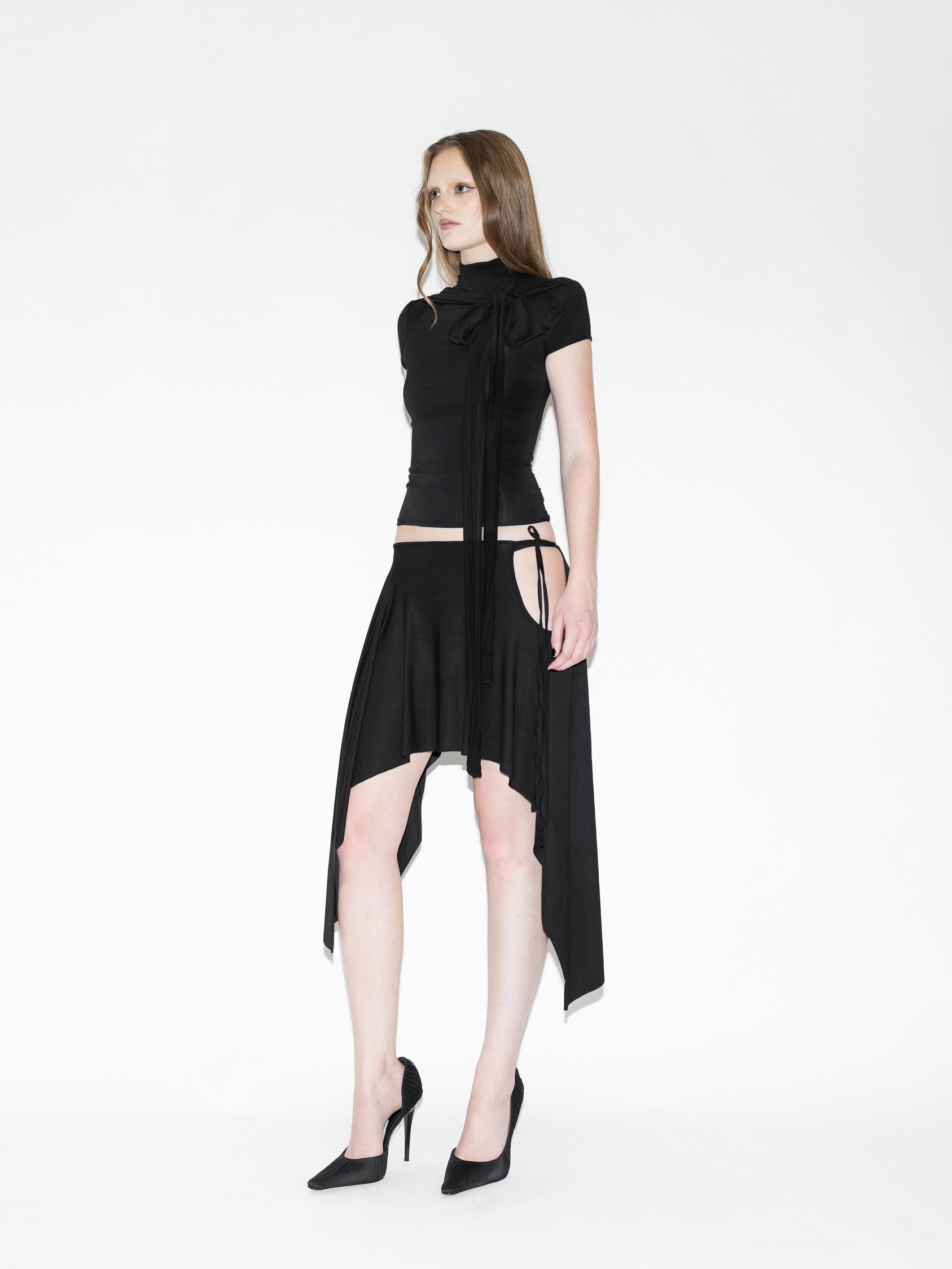 Cap Sleeve Top - Black