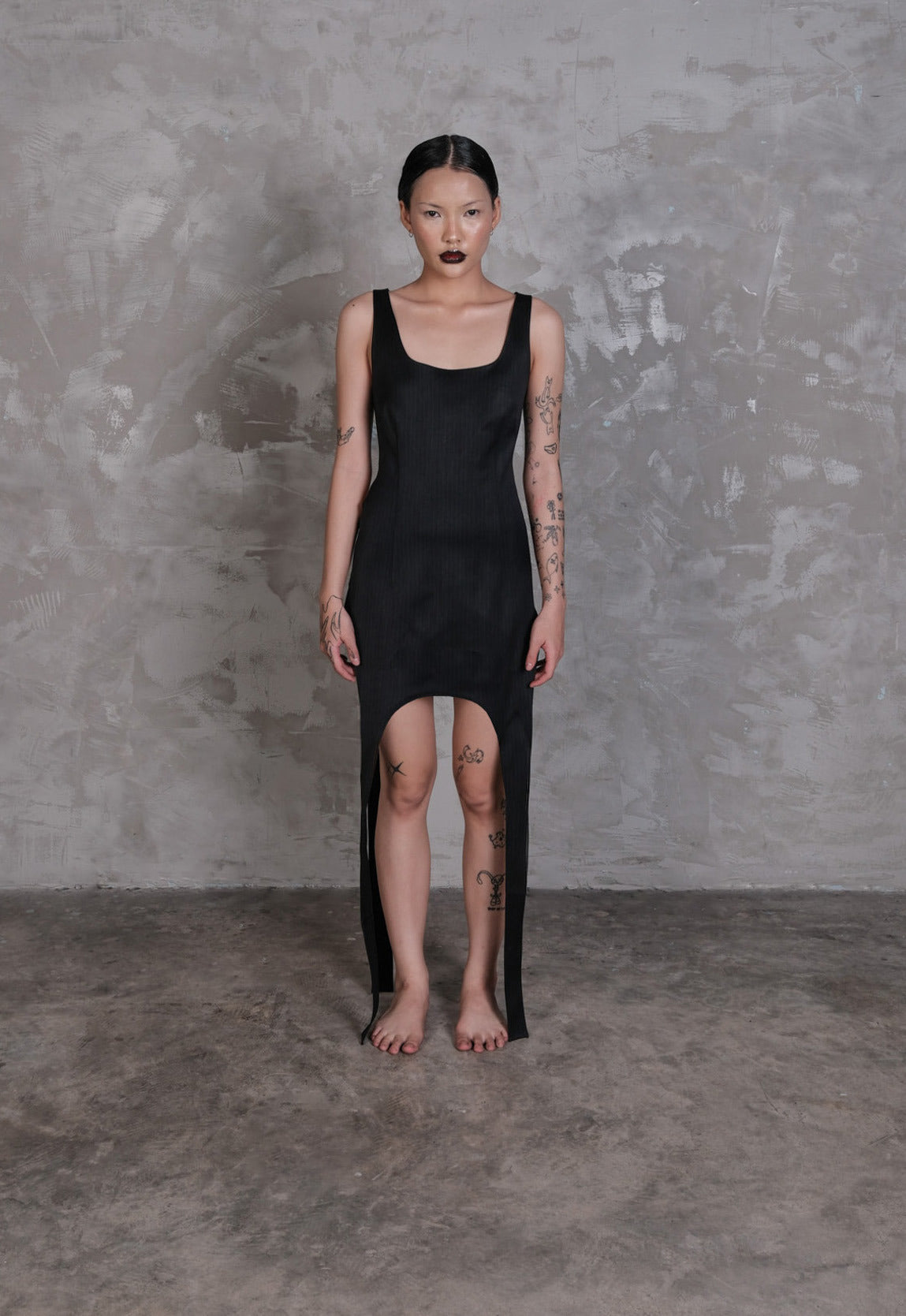 Silver Eyes Mini Dress