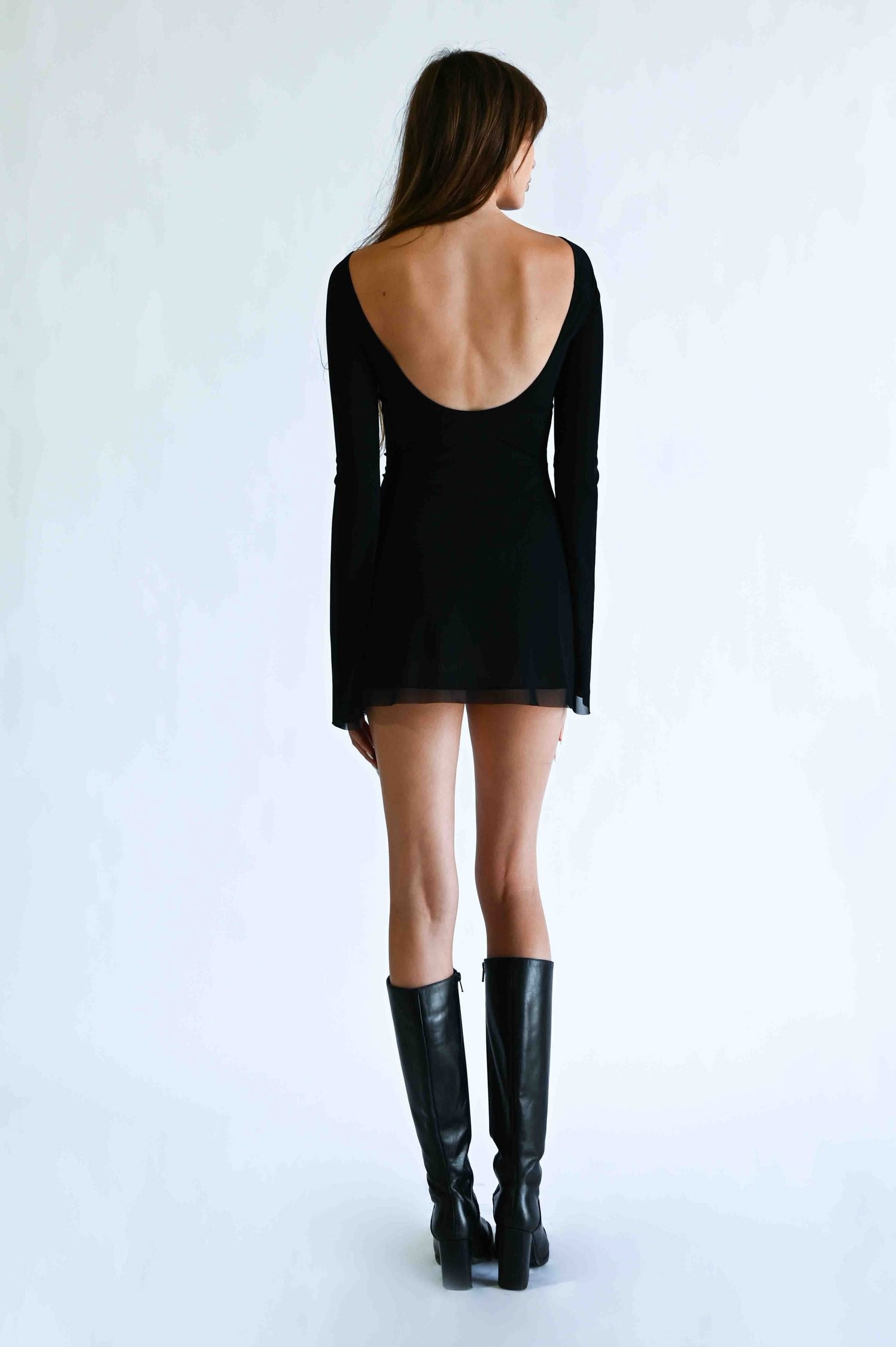 The Jane Mini Dress in Black