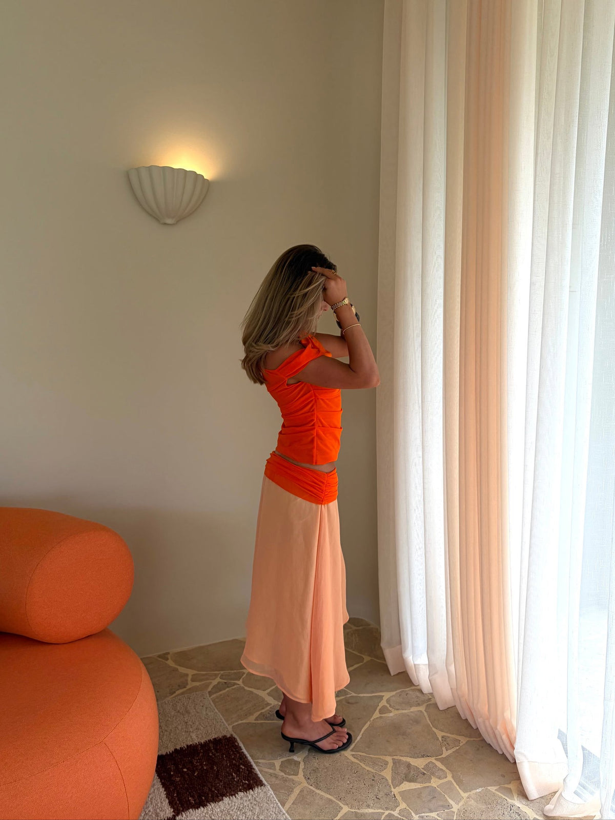 PROVENCE ORANGÉ SKIRT