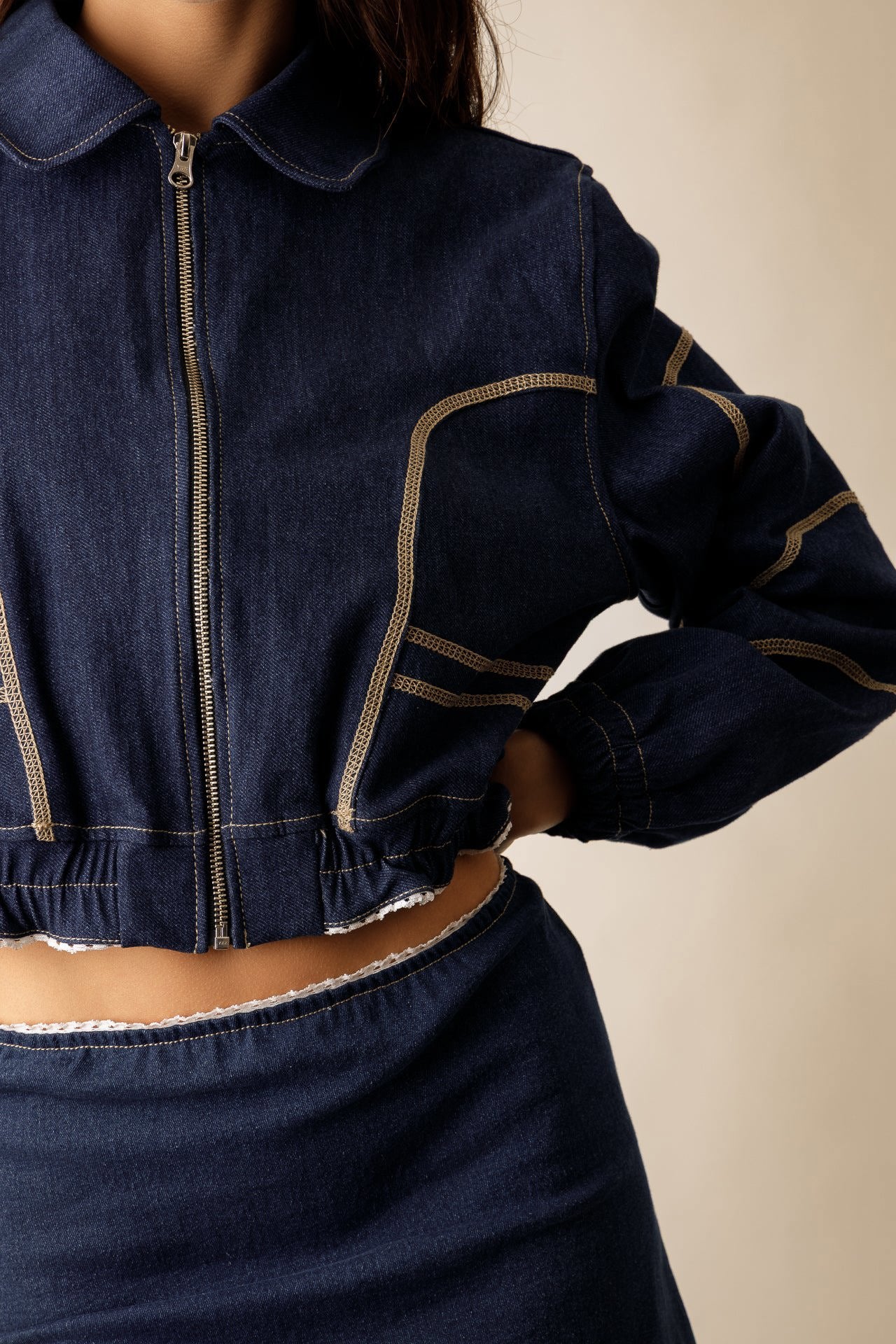 FLEUR DENIM JACKET