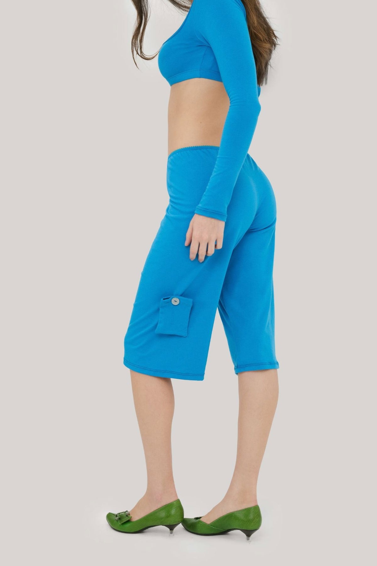 Simone Detachable Pocket Capri Pants