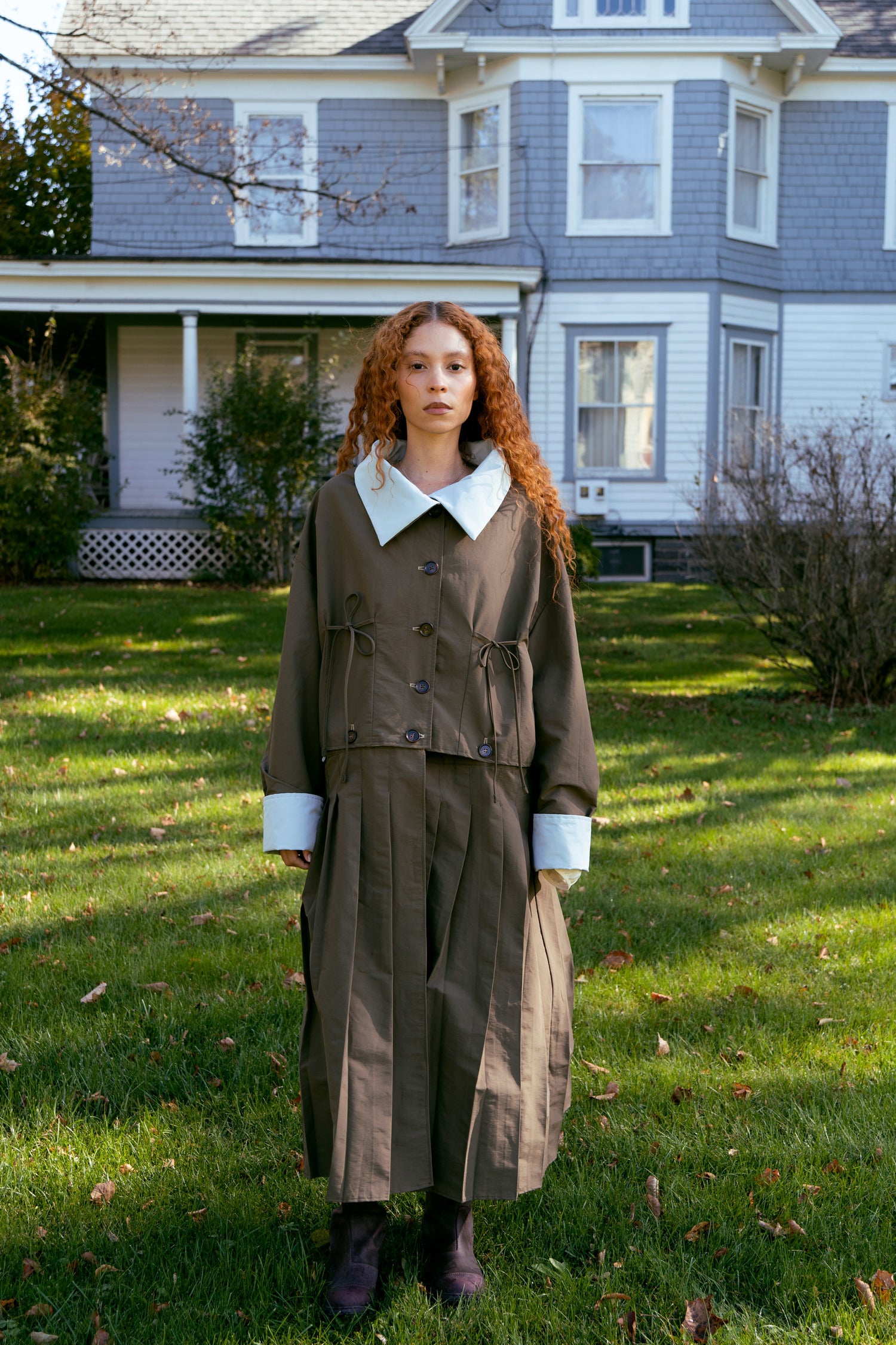 RAIN SKIRT | MUD (BROWN)