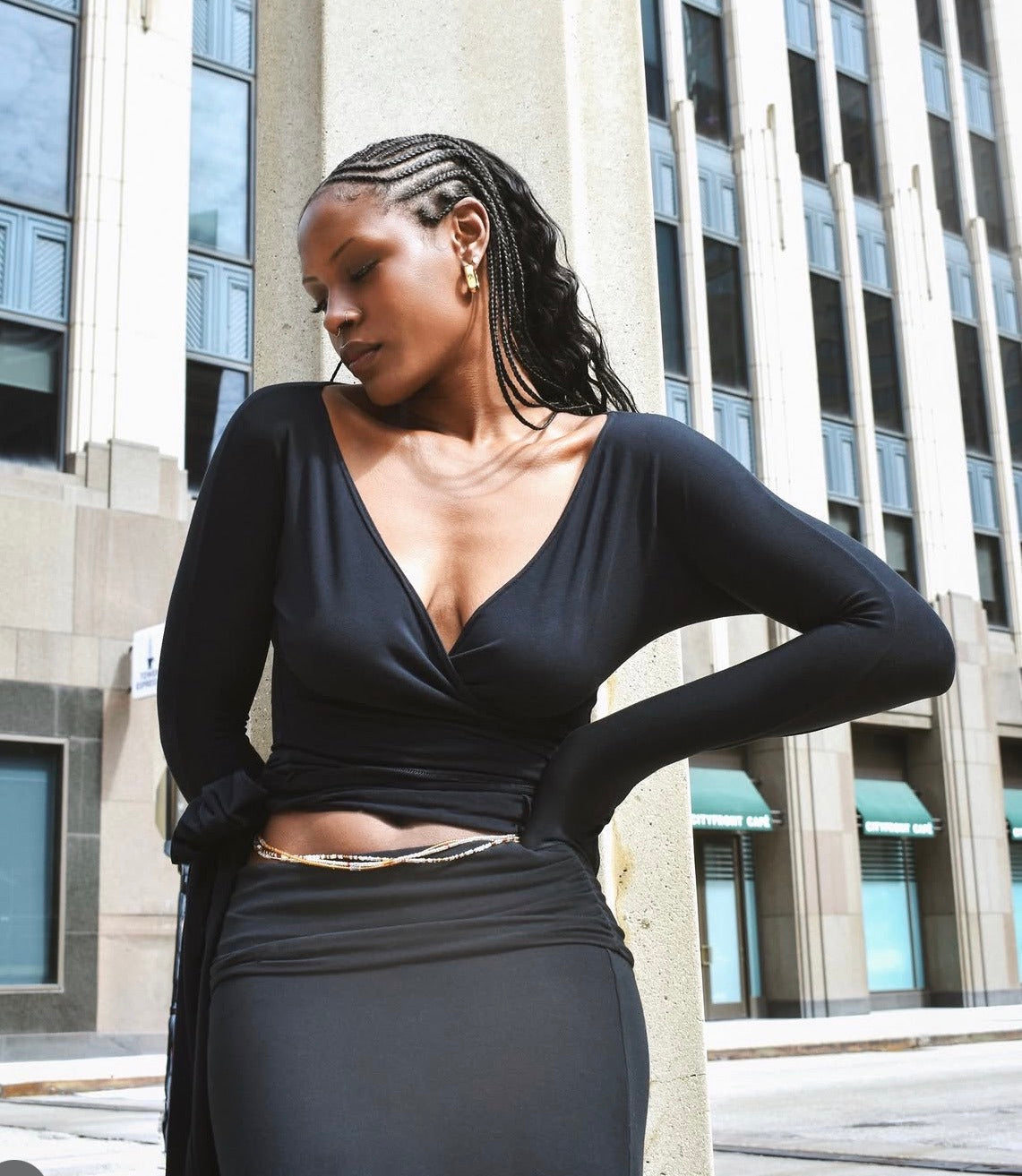 Solace Wrap Top