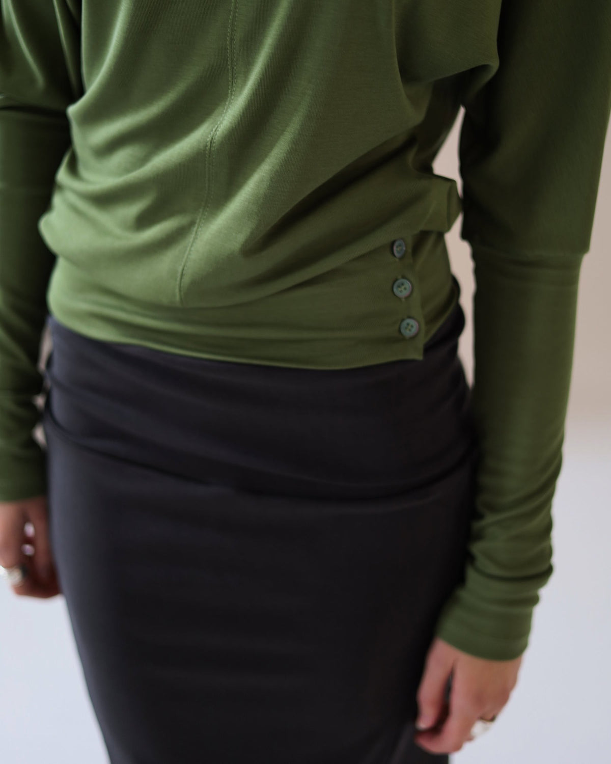 AURA top - matcha