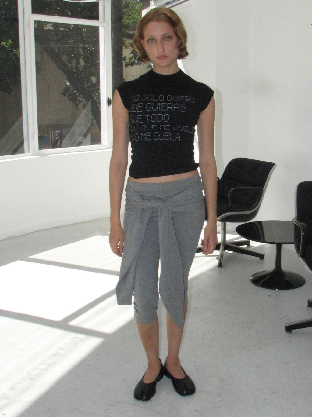 BABY TEE DOLOR - BLACK