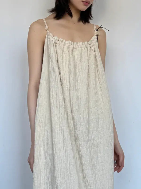 LANDSCAPE PUFFY FLOWER MAXI DRESS