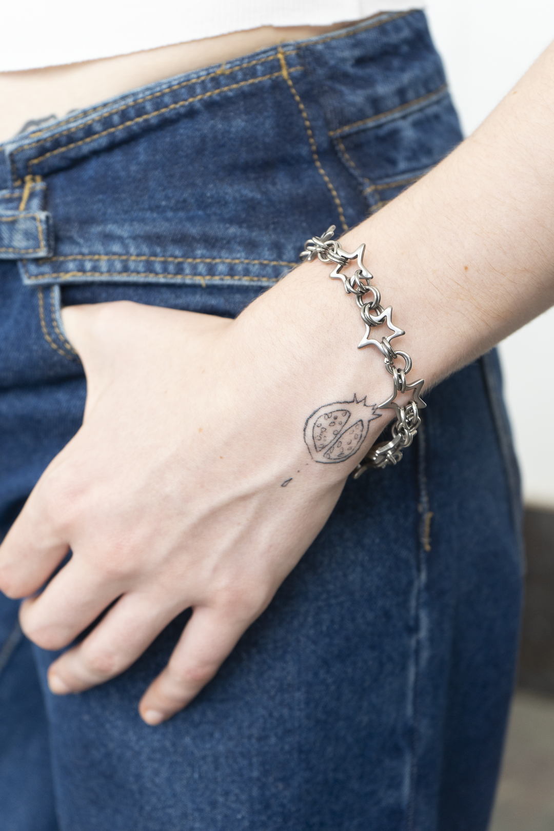 Starlight Viper - Chainmail Star Bracelet
