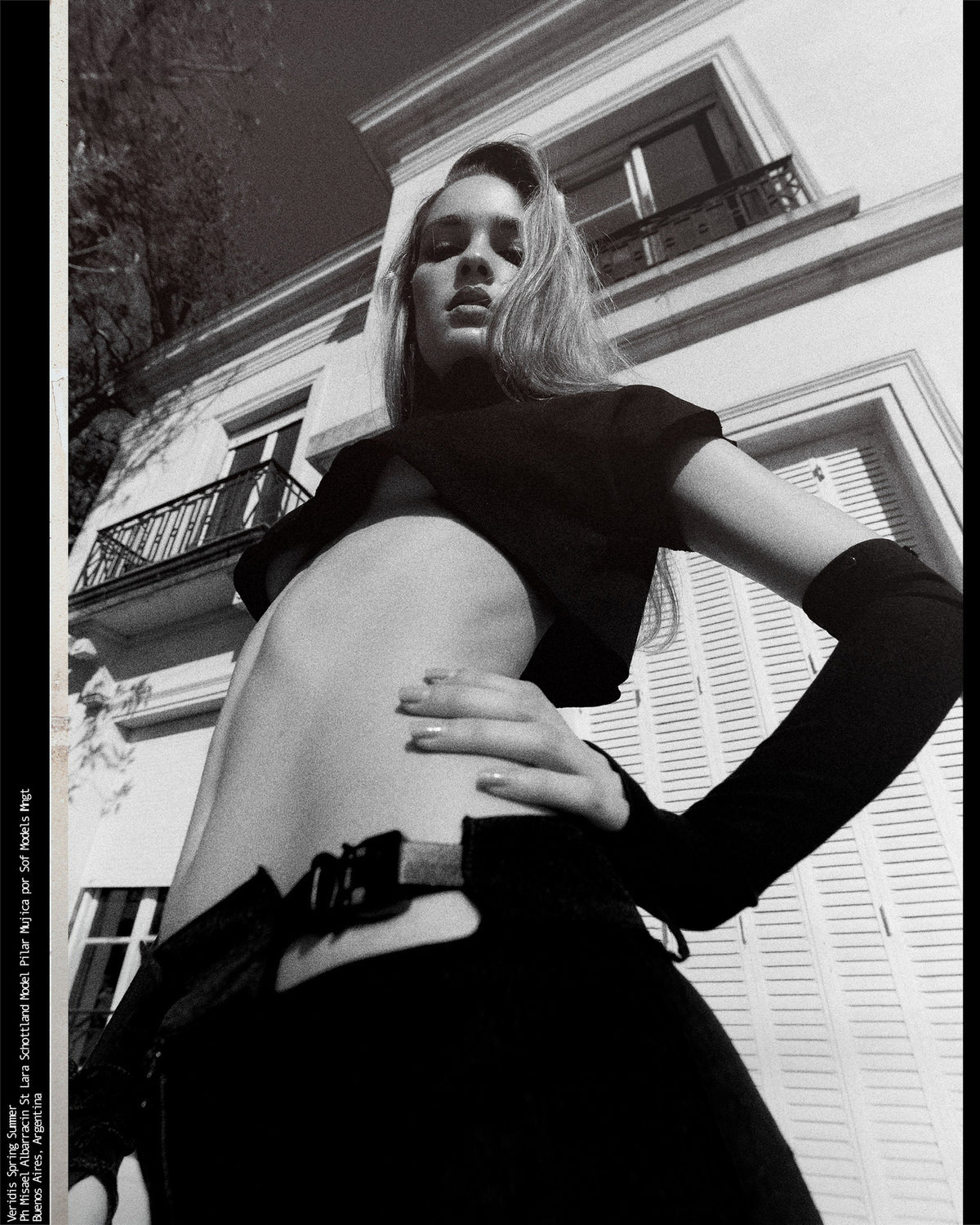 Crop polo top