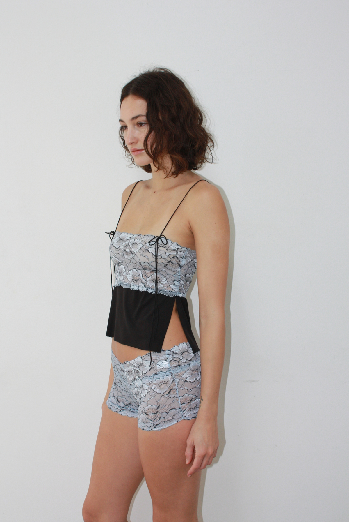 Charlotte short light blue