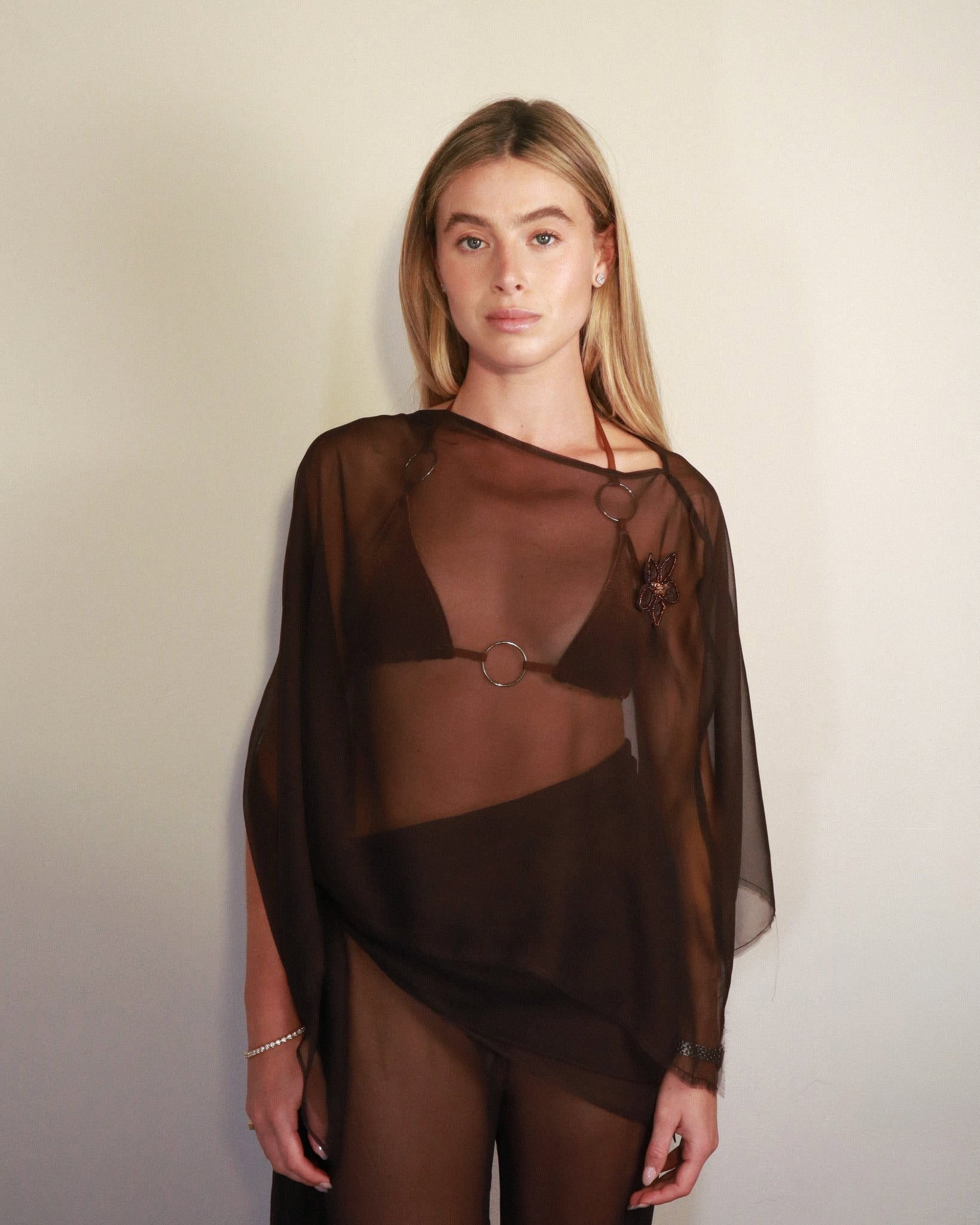 PRE ORDER Hadley Poncho in Toasted Coconut
