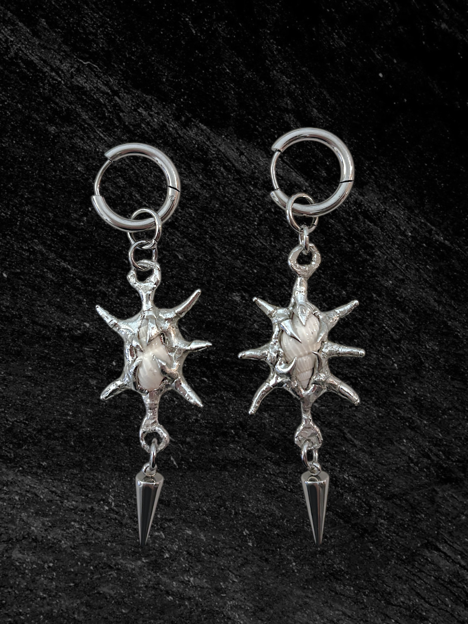 Spiky Shells Earrings