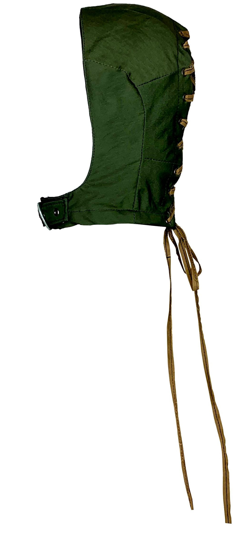 THE CANVAS CORSET HOOD | ARMY GREEN