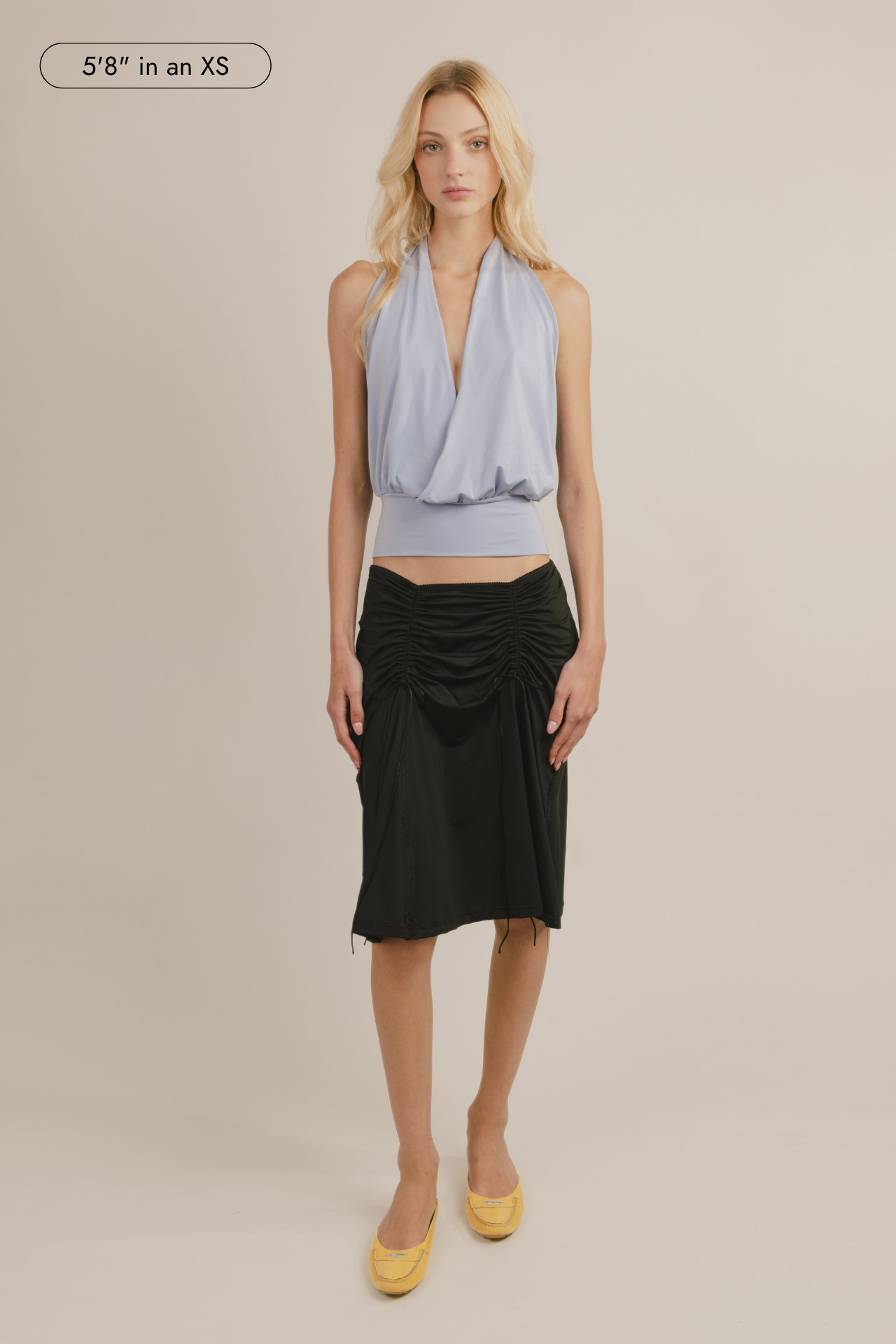 Luna Plunge Halter Top