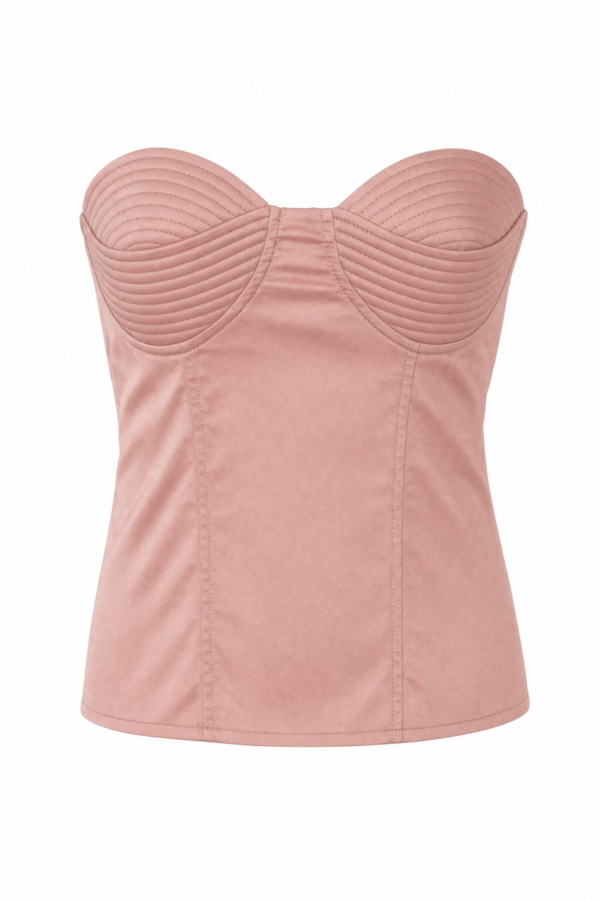 Shantung bustier