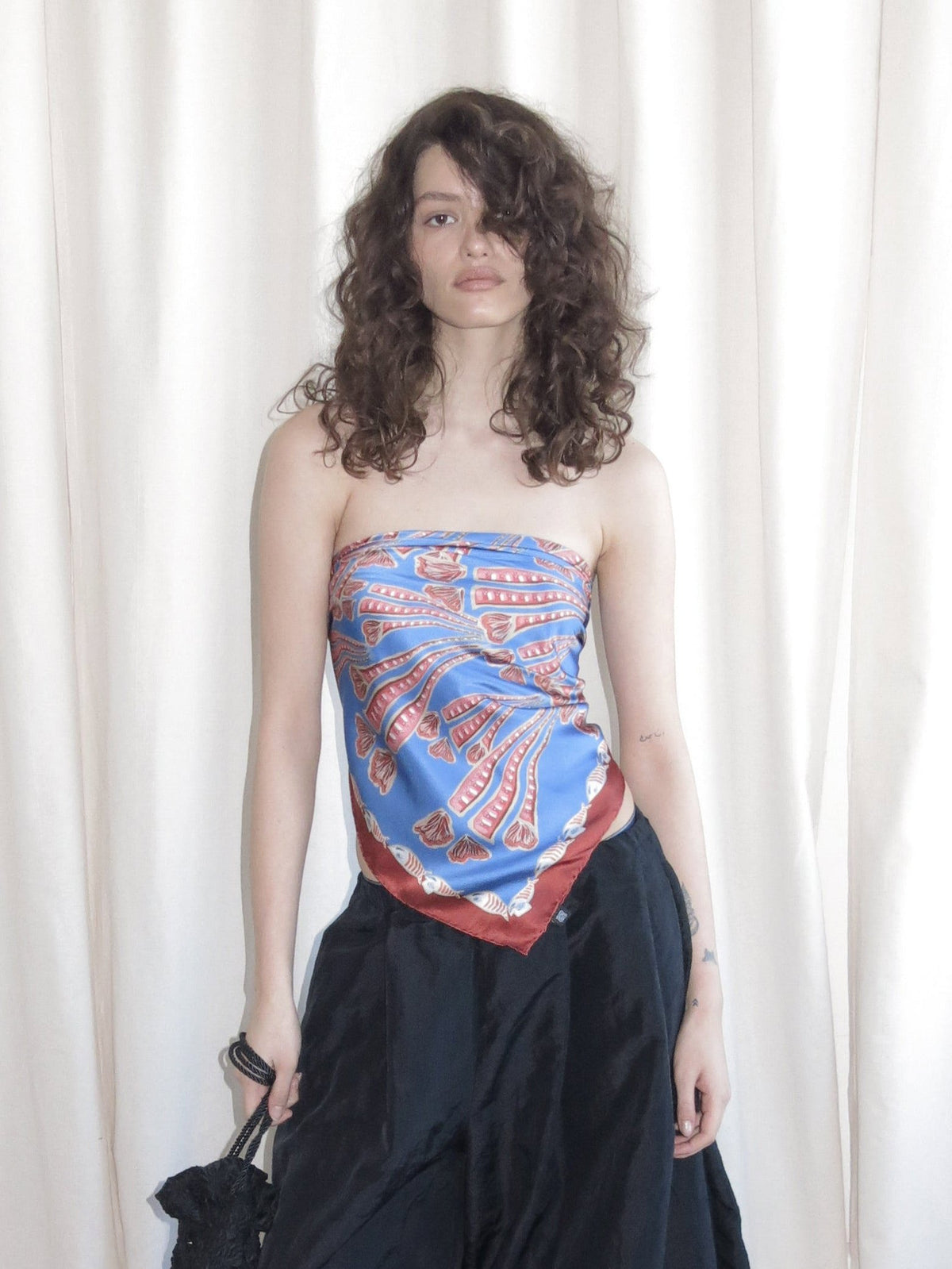 Silk Square Shawl 'The Reef'