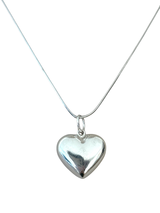 Heart Pendant Necklace S925