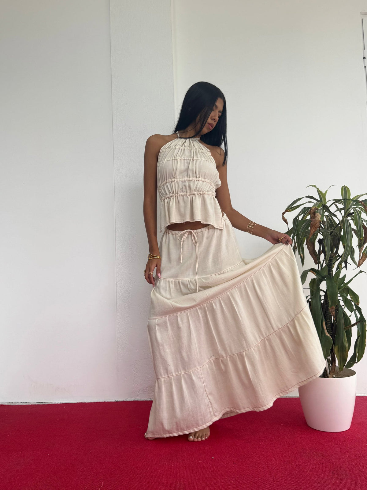 The Linen Prairie Skirt