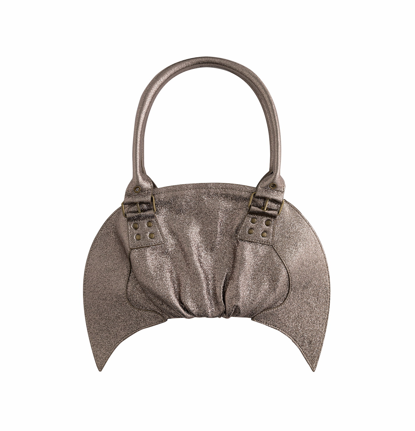 The Croissant Bag Metallic Bronze