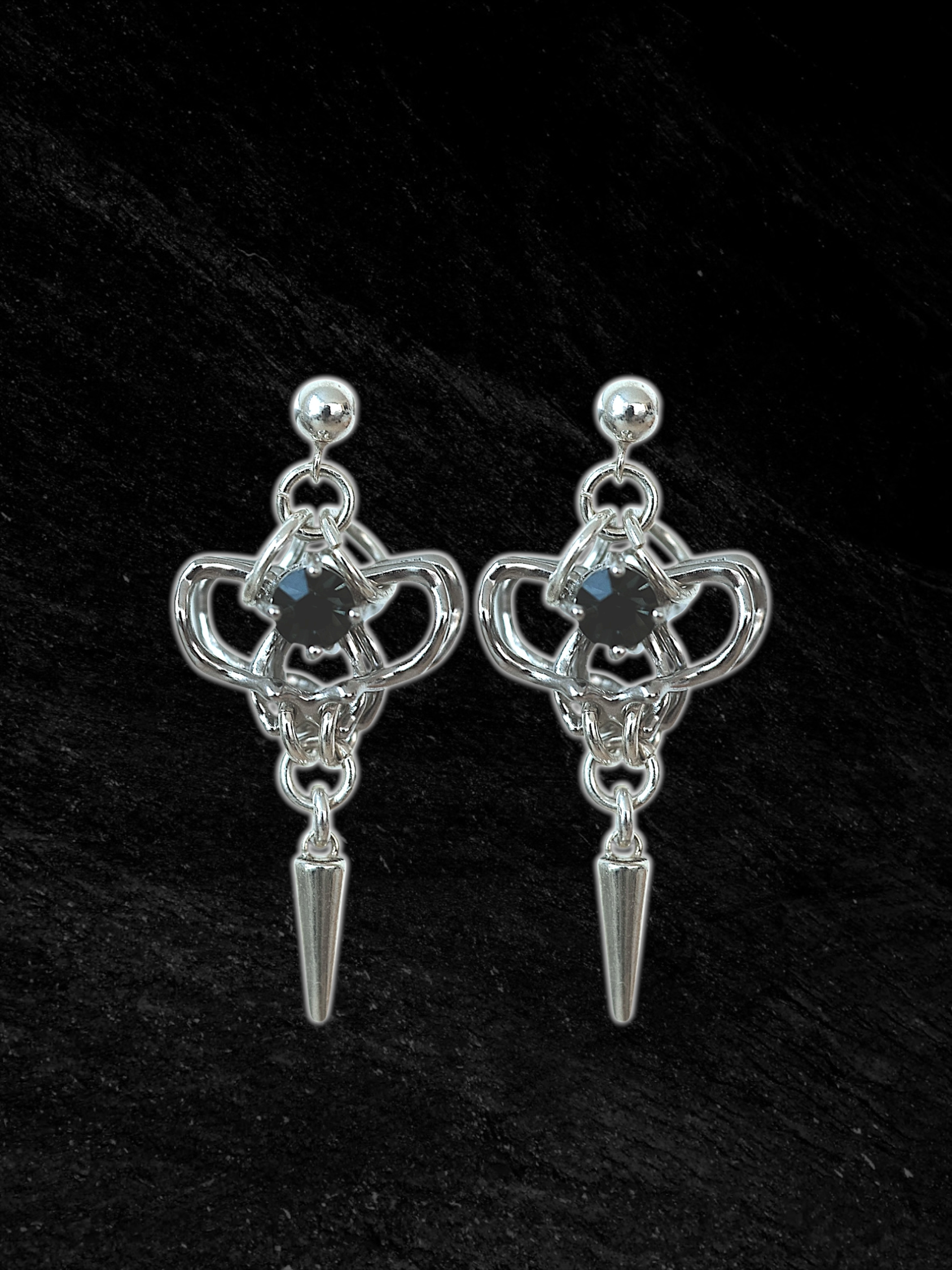 Double Spine Earrings