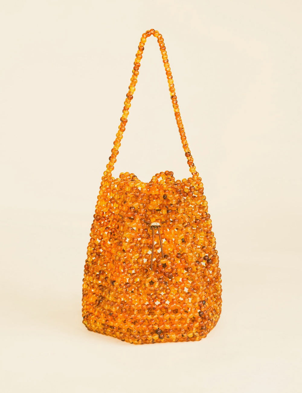 Gabi Beaded Bucket Bag