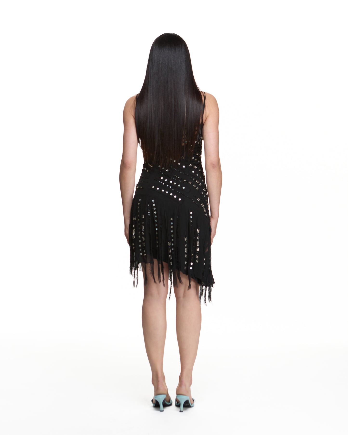 Silk Fringe Dress