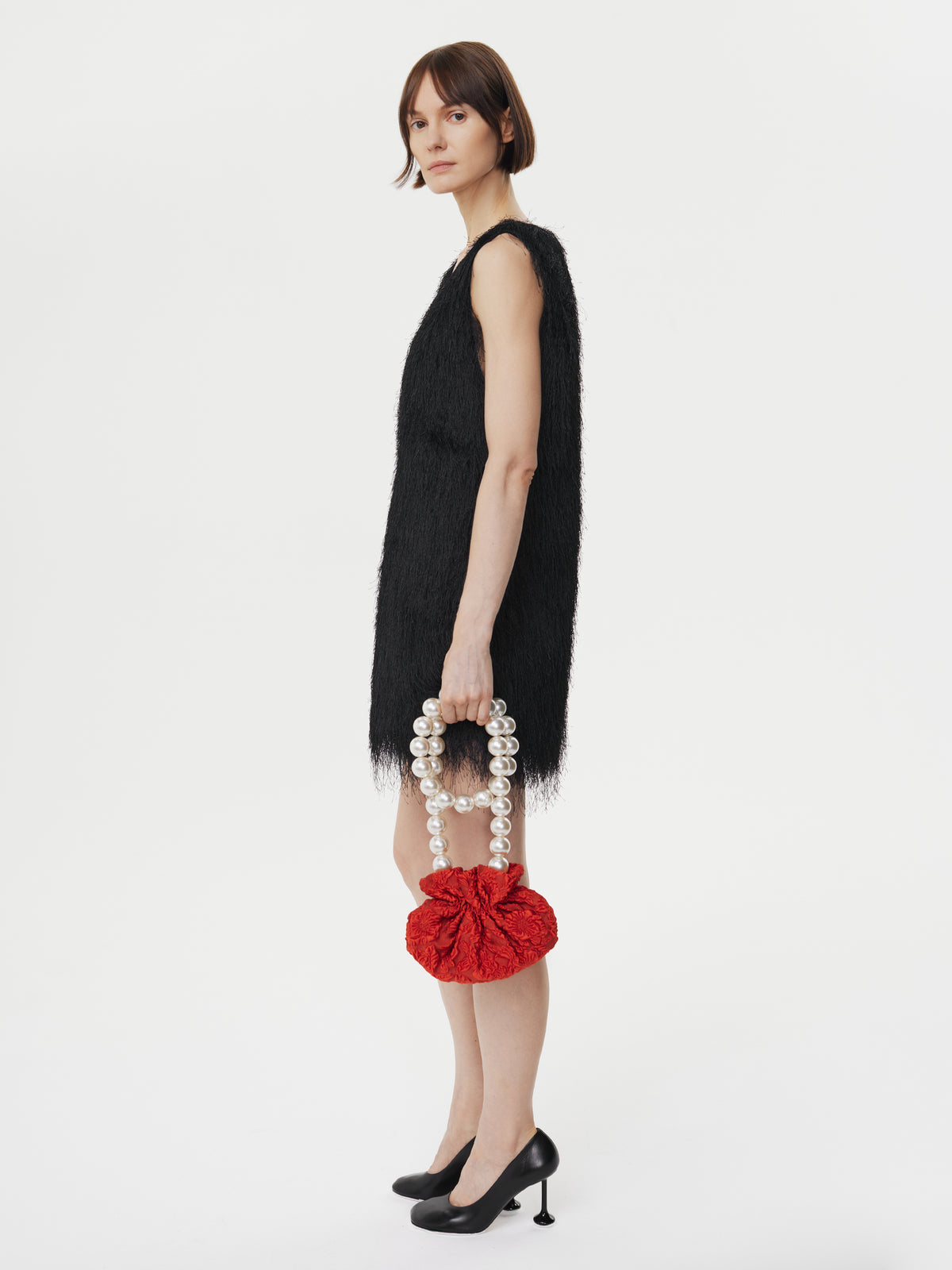 Pearl Pouch in Red