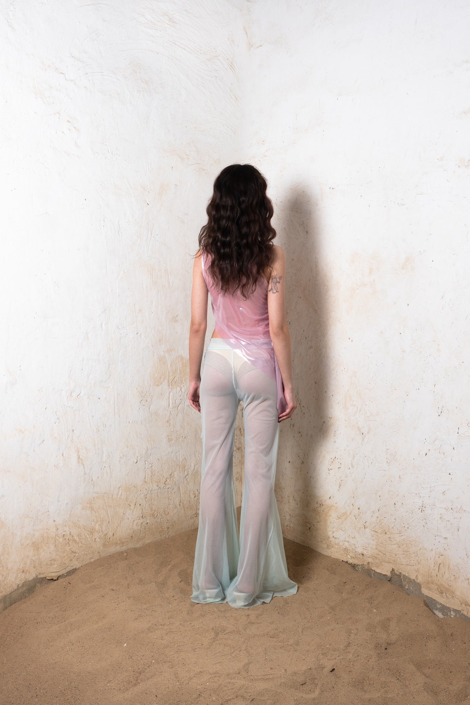 Metallic Pink Neptune Top