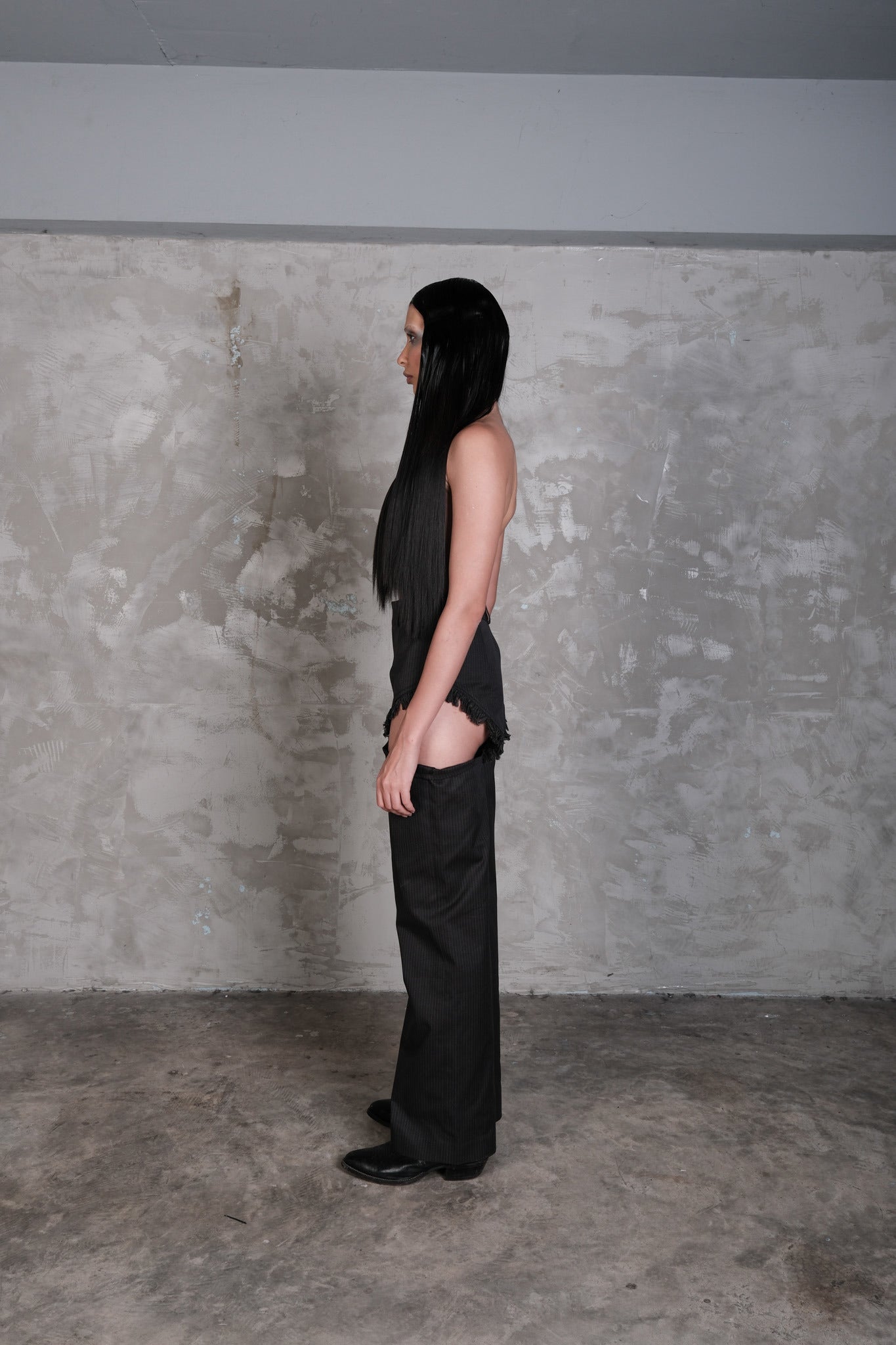 Hand-Frayed Hot Pants