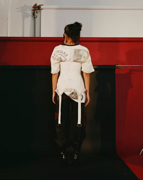 EMBROIDERED DENIM CARGO PANT - MULTIPLE COLORS