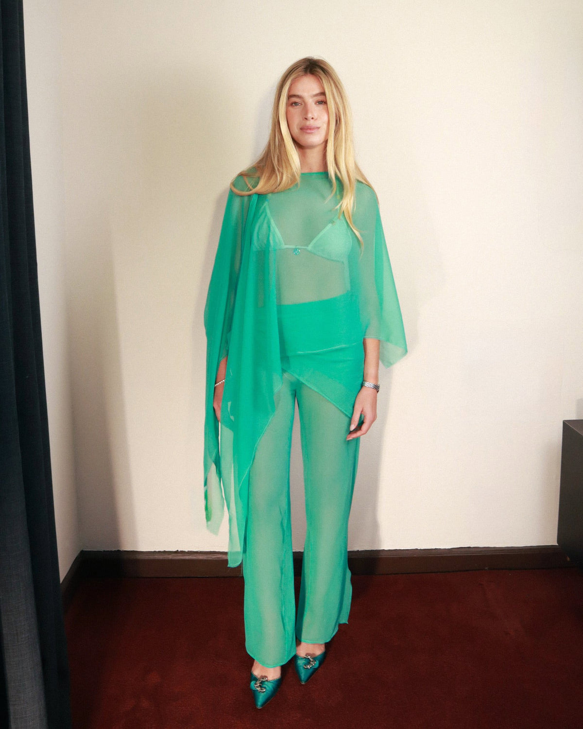 Hadley Poncho in Lagoon
