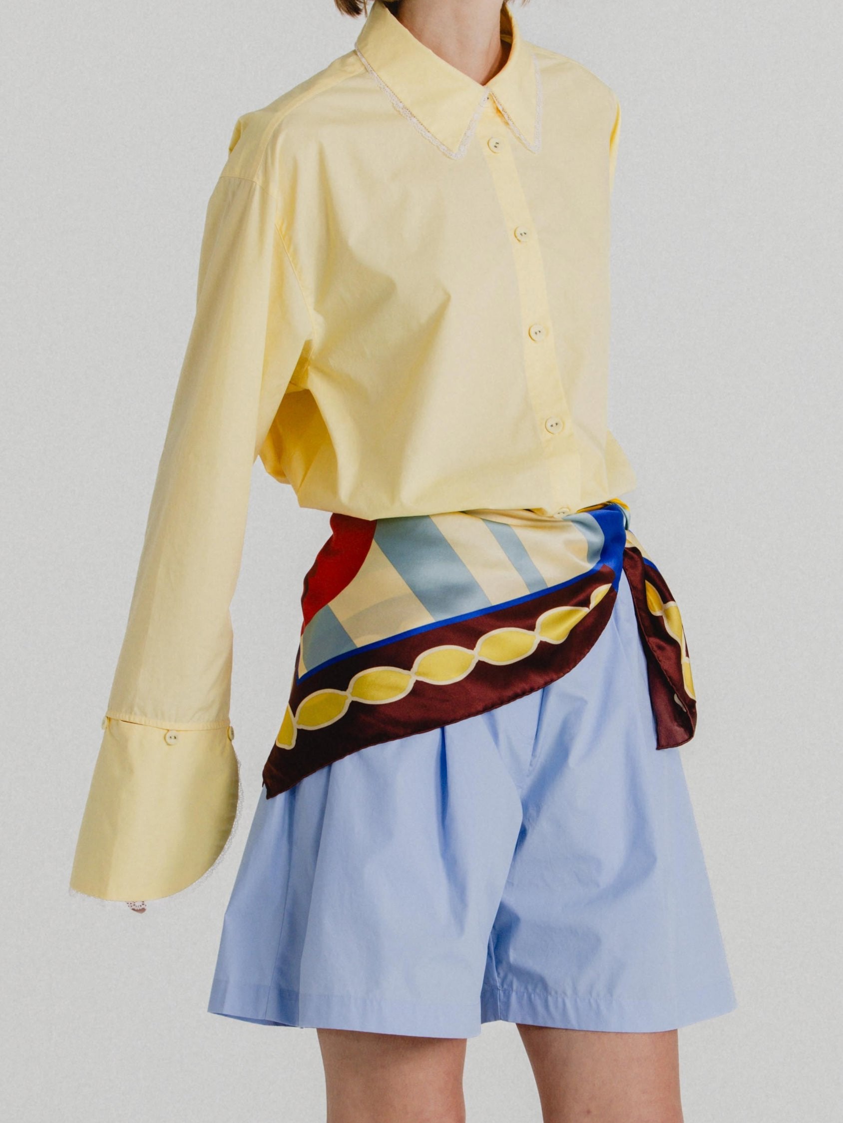 Large Silk Scarf 'Deli Chic'